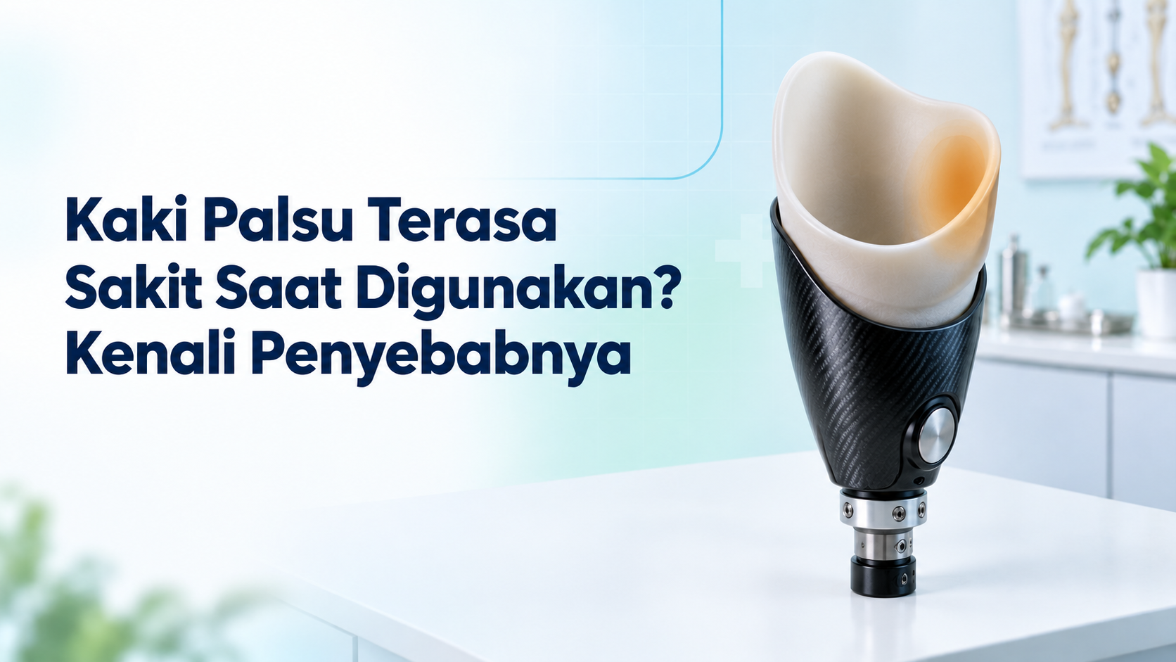 Kaki Palsu Terasa Sakit Saat Digunakan? Kenali Penyebabnya
