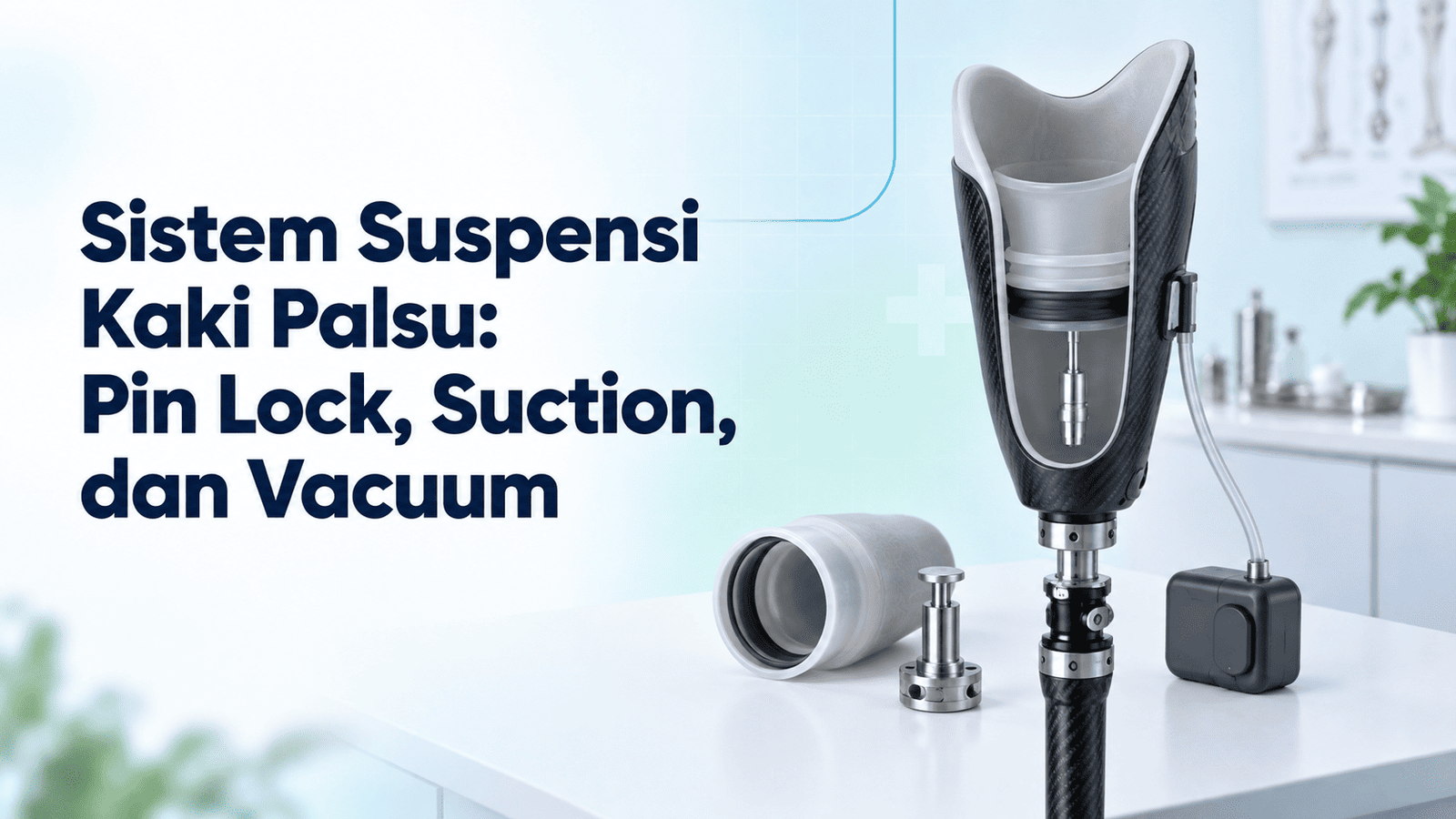 Sistem Suspensi Kaki Palsu: Pin Lock, Suction, dan Vacuum